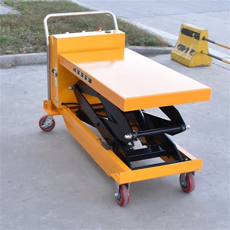 China Customized Electric Lift Cart For Material Handling Manufacturers ...