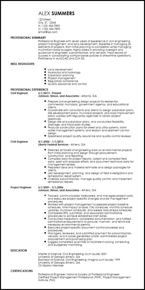 Free Professional Engineering Resume Examples | Resume-Now