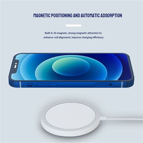 New Magnetic Wireless Charger For iPhone 12 Pro Max Charger 15W Fast ...