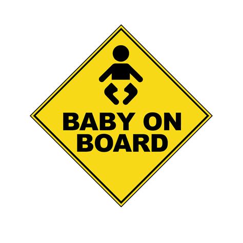 Baby On Board (with symbol) - Epic Signs