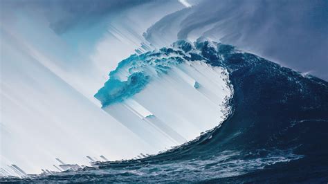 Ocean Wave Digital Art 4K #2290g Wallpaper PC Desktop