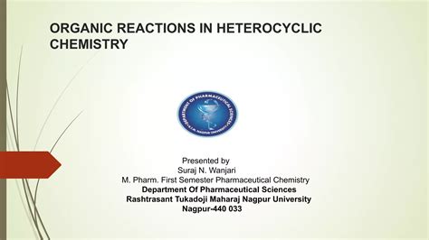 Reactions of heterocyclic chemistry | PPT