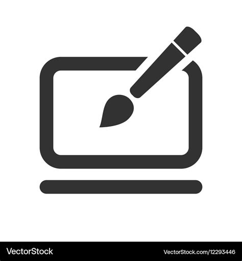 Software or graphic design icon Royalty Free Vector Image