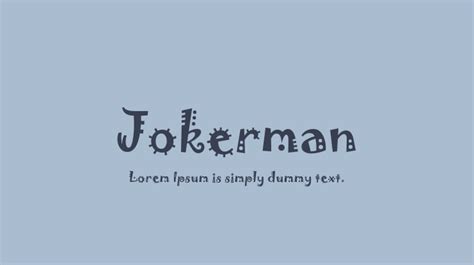 Jokerman Font : Download Free for Desktop & Webfont