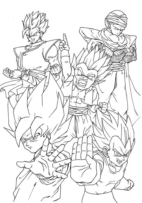 Gotenks , Vegeta , Songoku , Piccolo and Songohan - Dragon Ball Z Kids ...