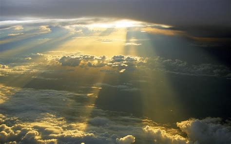 Sun Rays Through Clouds Wallpapers - Wallpaper Cave