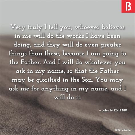 John 14:12-14 NIV - Bible Scripture Image - Bible Portal