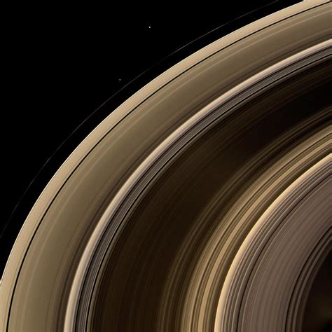 Saturn's Rings And Moons Photograph by Nasa/jpl/space Science Institute ...