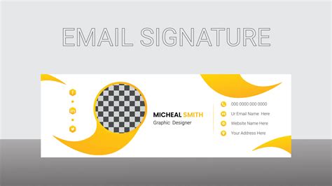 email signature design 24192283 Vector Art at Vecteezy