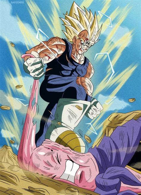 Majin Vegeta Vs Majin Buu