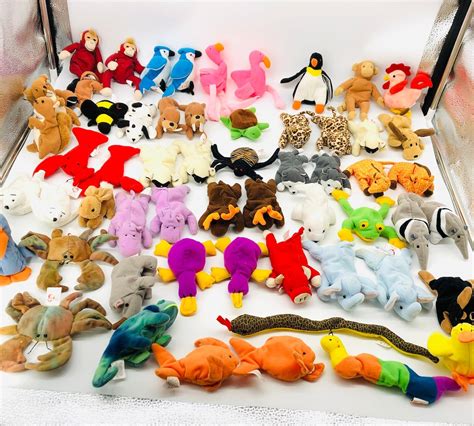 Mcdonald's Teenie Beanie Babies Happy Meal Toy, 1990's, TY Mini's, 4 6 ...