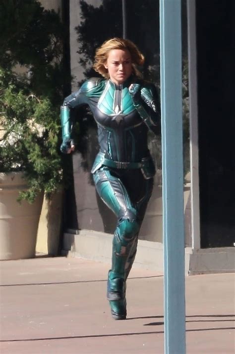 Brie Larson - "Captain Marvel" Set in Los Angeles 04/26/2018 • CelebMafia