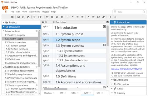 Free Software Requirements Specification Template Excel - Printable ...