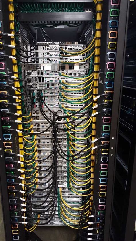 Our Rack Team's work | Data center design, Computer network, Structured ...