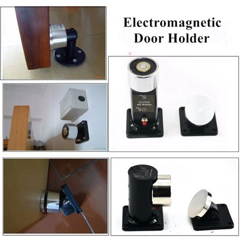 Extended Floor Mount Electromagnetic Door Holder Door Stopper - Magnets ...