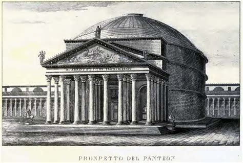 Pantheon Rome Drawing