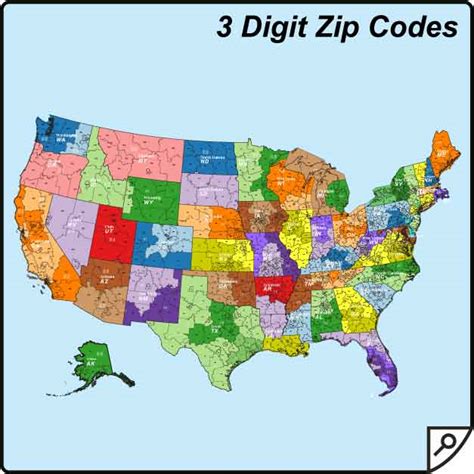 Zip Code Map Of USA