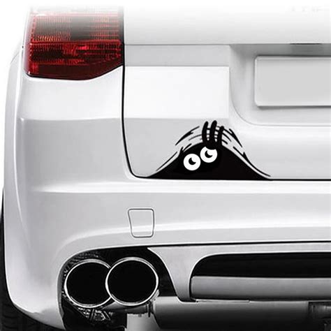 20*8cm Funny Peeking Monster Auto Car Walls Windows Sticker Graphic ...