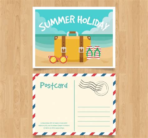 Travel Postcard Template - 25+ Free & Premium Designs Download