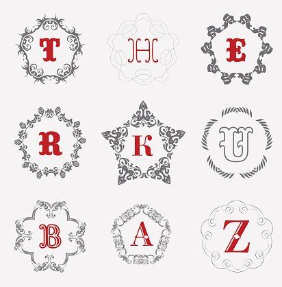 Monogram Logo Template Stock Vector | Royalty-Free | FreeImages