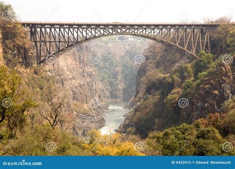 Victoria Falls Bridge Africa Stock Photo - Image of outdoor, scenery ...