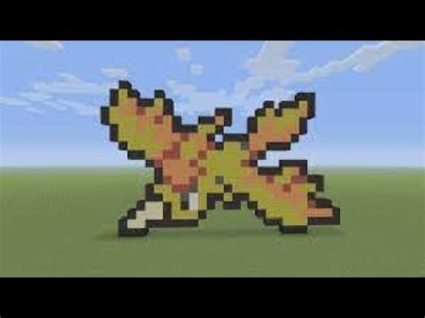 moltres pixel art minecraft tutorial - YouTube