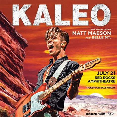 Kaleo Tour 2024 Usa - Kanya Zitella