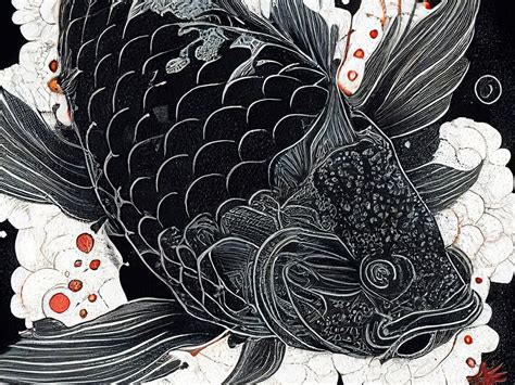 Koi Fish Wall Art Printable Japanese Art Fish Print - Etsy