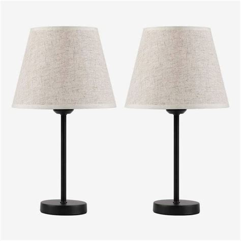 Bedside Table Lamps Set : Bedside Table Lamps Set Of 2 For Nightstand ...