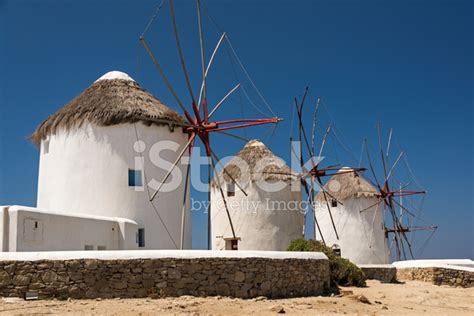 Mykonos Windmills Stock Photo | Royalty-Free | FreeImages