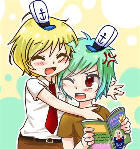 spongebob and squidward anime version! by nezzh on DeviantArt