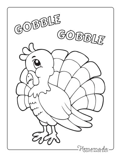 Free Thanksgiving Coloring Pages for Kids & Adults