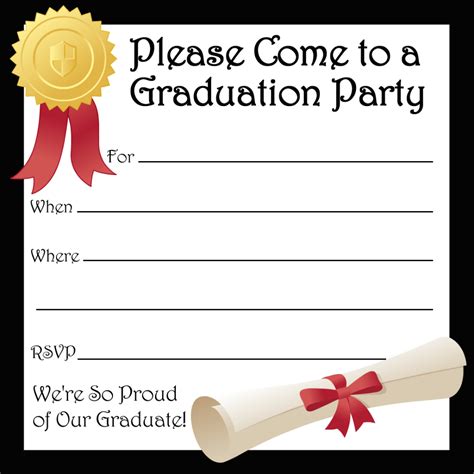 Free Preschool Graduation Invitations