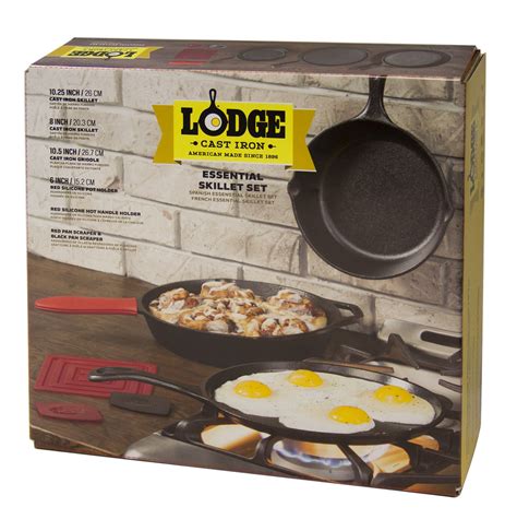 Lodge 6 Piece Cast Iron Skillet Set - Lodge Cookware