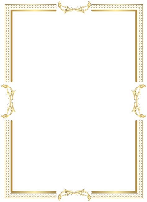 gold border png 10 free Cliparts | Download images on Clipground 2024