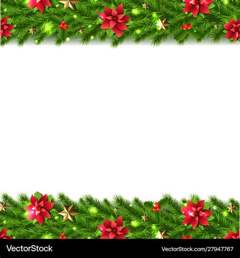 Christmas Garland Clip Art Borders