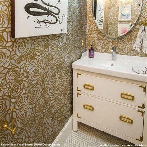 Wall Stencils: The Secret to Remodeling Your Bathroom on a Budget