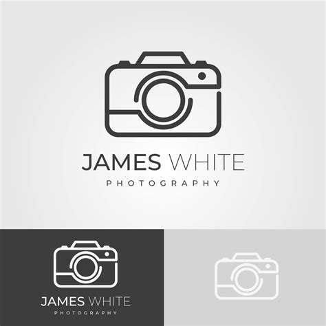 Flat Minimalist Photographer Logo Vector Template 230896 Vector Art at ...