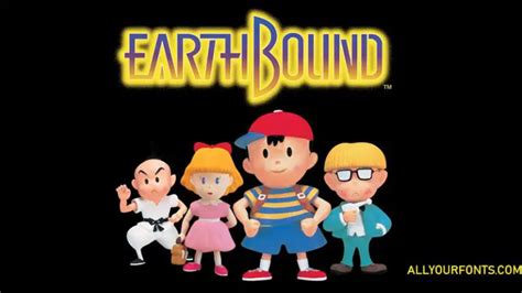 Earthbound Font Free Download - All Your Fonts