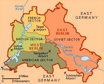 East And West Berlin On Map