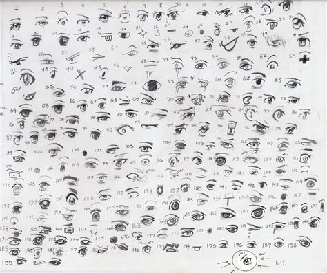 200 anime manga eyes by Queen-Elle on DeviantArt