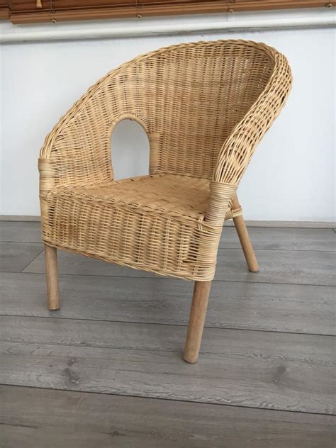 IKEA children child wicker rattan chair small | in Darton, South ...