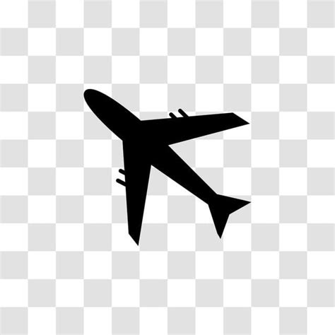 Isolation Silhouette Vector PNG, Plane Icon Isolated, Plane Icons, Jet ...