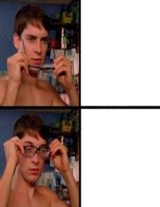 Peter Parker glasses meme - Create meme / Meme Generator - Meme-arsenal.com