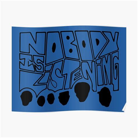 "Zayn Malik nobody is listening" Poster for Sale by Ribsa | Redbubble