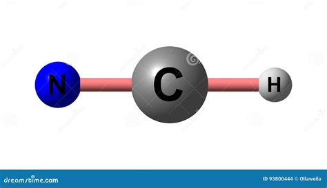 Cyanide Ion, Molecular Structures, 3d Model, Structural Chemical ...