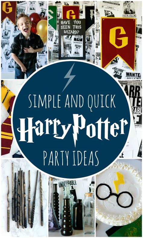 Simple Harry Potter Party Ideas - One Sweet Appetite