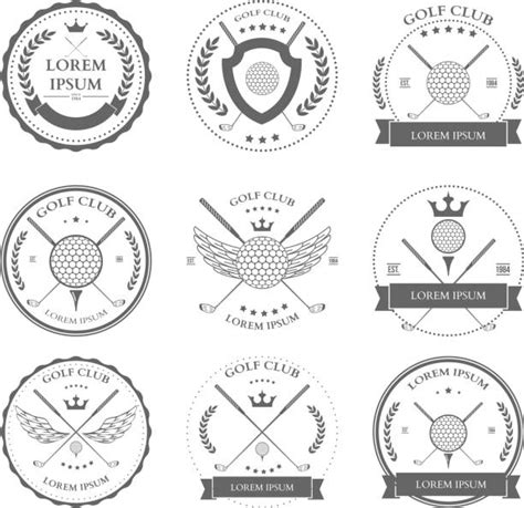 Golf Crest Illustrations, Royalty-Free Vector Graphics & Clip Art - iStock