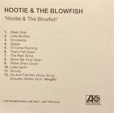 Hootie & The Blowfish – Hootie & The Blowfish (2003, CDr) - Discogs