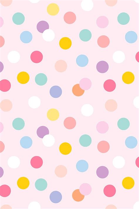 Cute polka dot pattern background